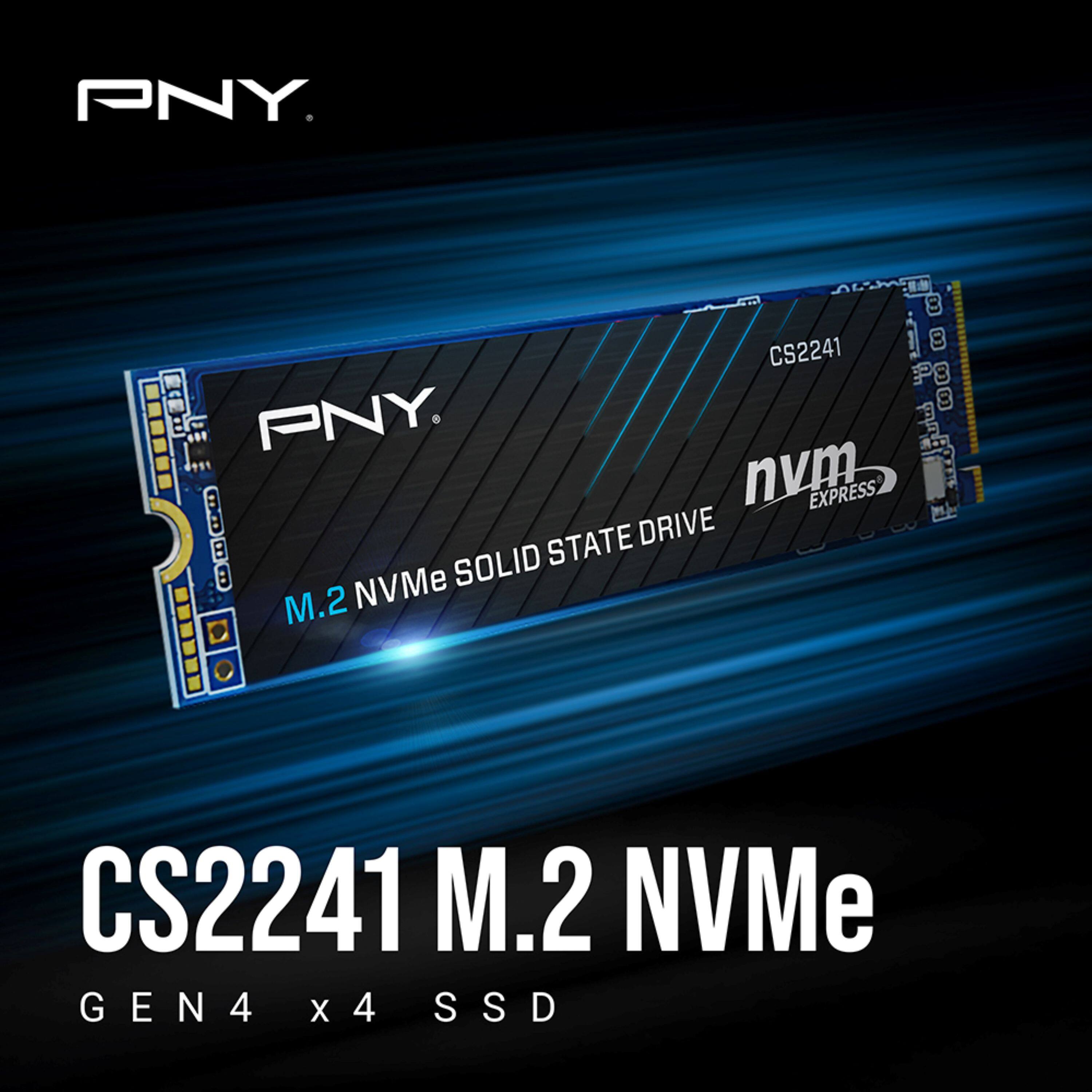 PNY CS2241 M.2 NVMe SOLID STATE DRIVE  
CS2241 M.2 NVMe  
GEN 4 x4 SSD