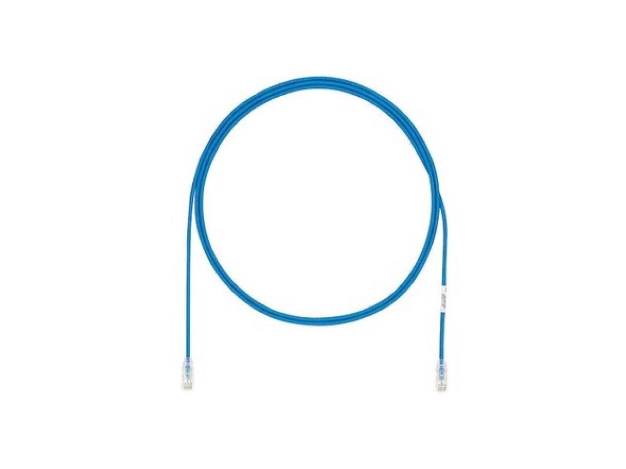 Alt View 5. Panduit - Panduit 3ft Cat.6a UTP Patch Network Cable - Clear, Blue.