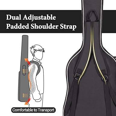 Dual Adjustable Padded Shoulder Strap  
Comfortable to Transport