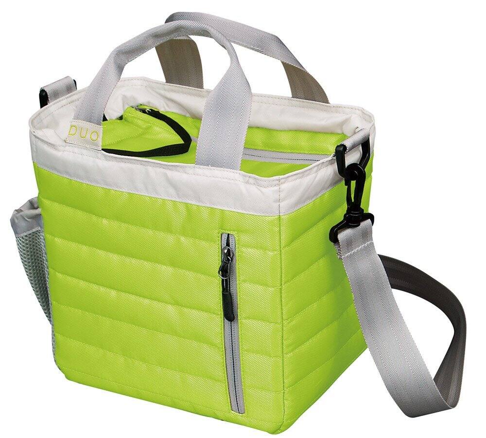 Front. Igloo - Igloo Duo Mini City Tote Soft Cooler Bag - Lime Colored - Multi.