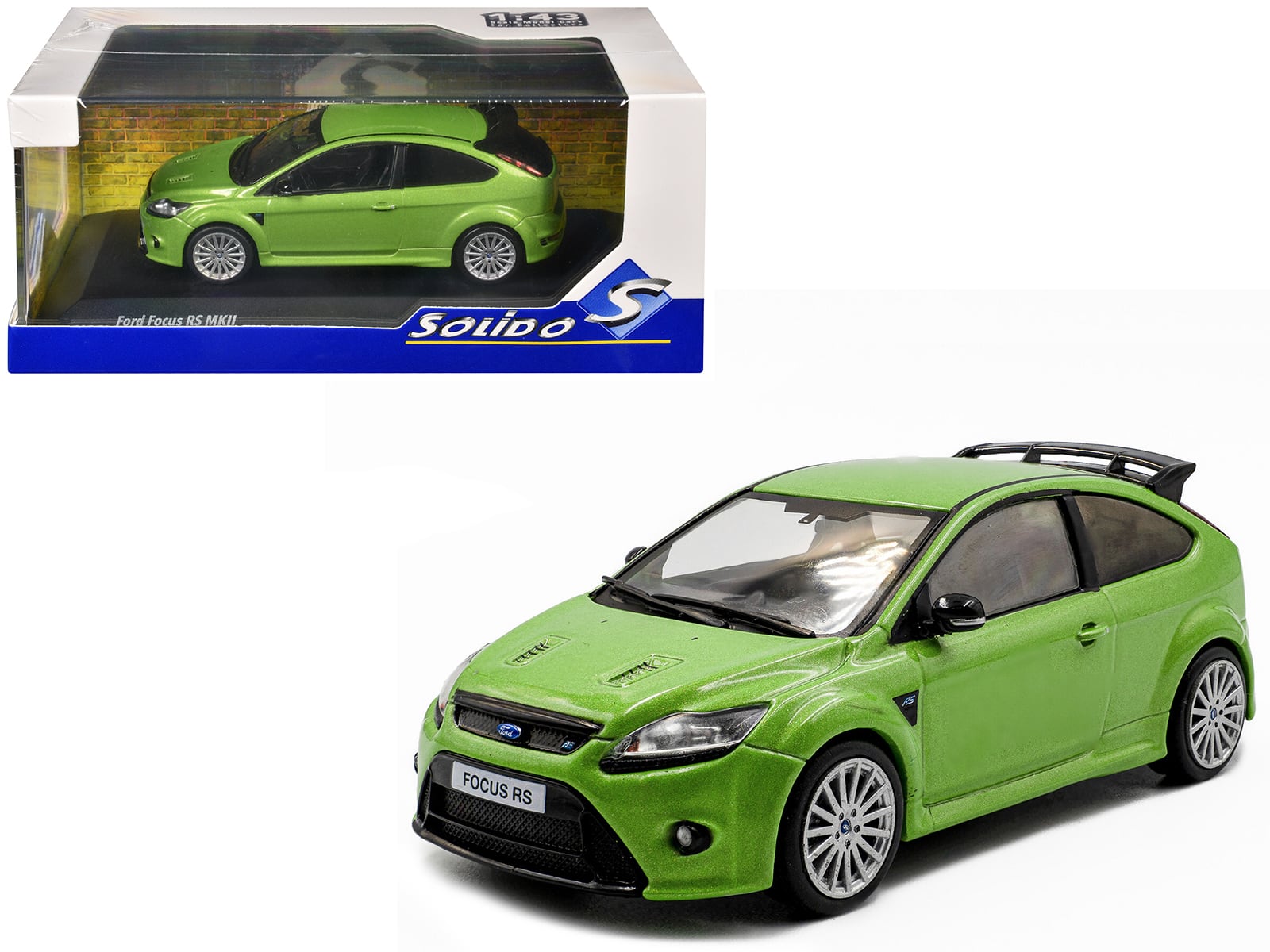 2010 Ford Focus MKII RS Ultimate Green Metallic 1/43 Diecast Model Car by Solido price history on PriceWatchPro