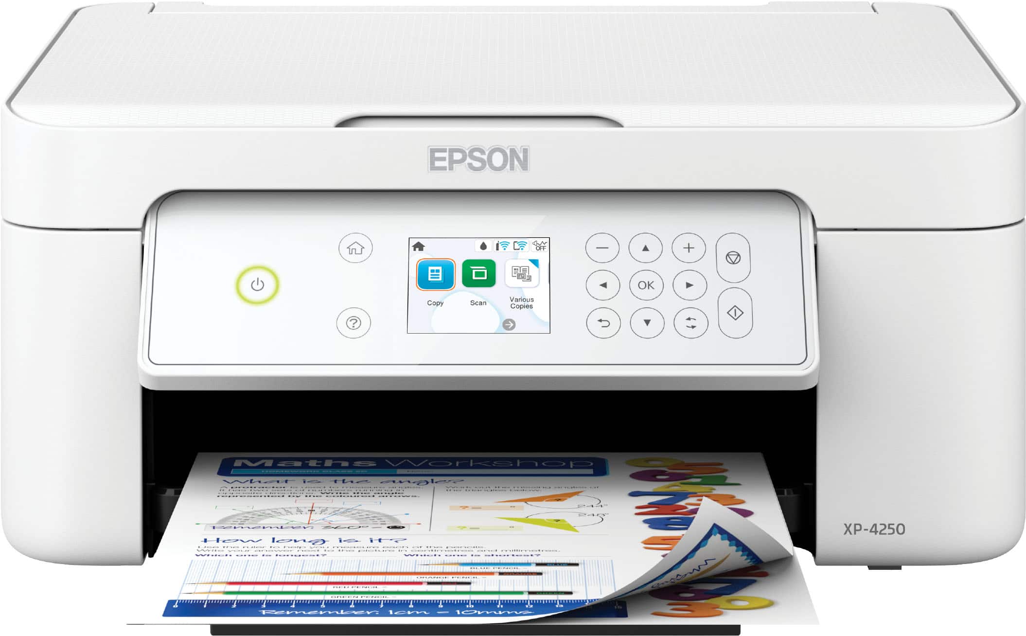Epson - Expression Home XP-4250 Wireless All-in-One Inkjet Printer - White