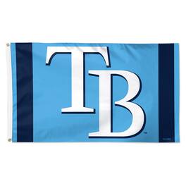 WinCraft - Tampa Bay Rays 3' x 5' Vertical Stripe Deluxe Single-Sided Flag - Multicolor