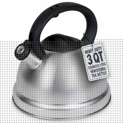 HEAVY DUTY 3 QT STAINLESS STEEL WHISTLING TEA KETTLE