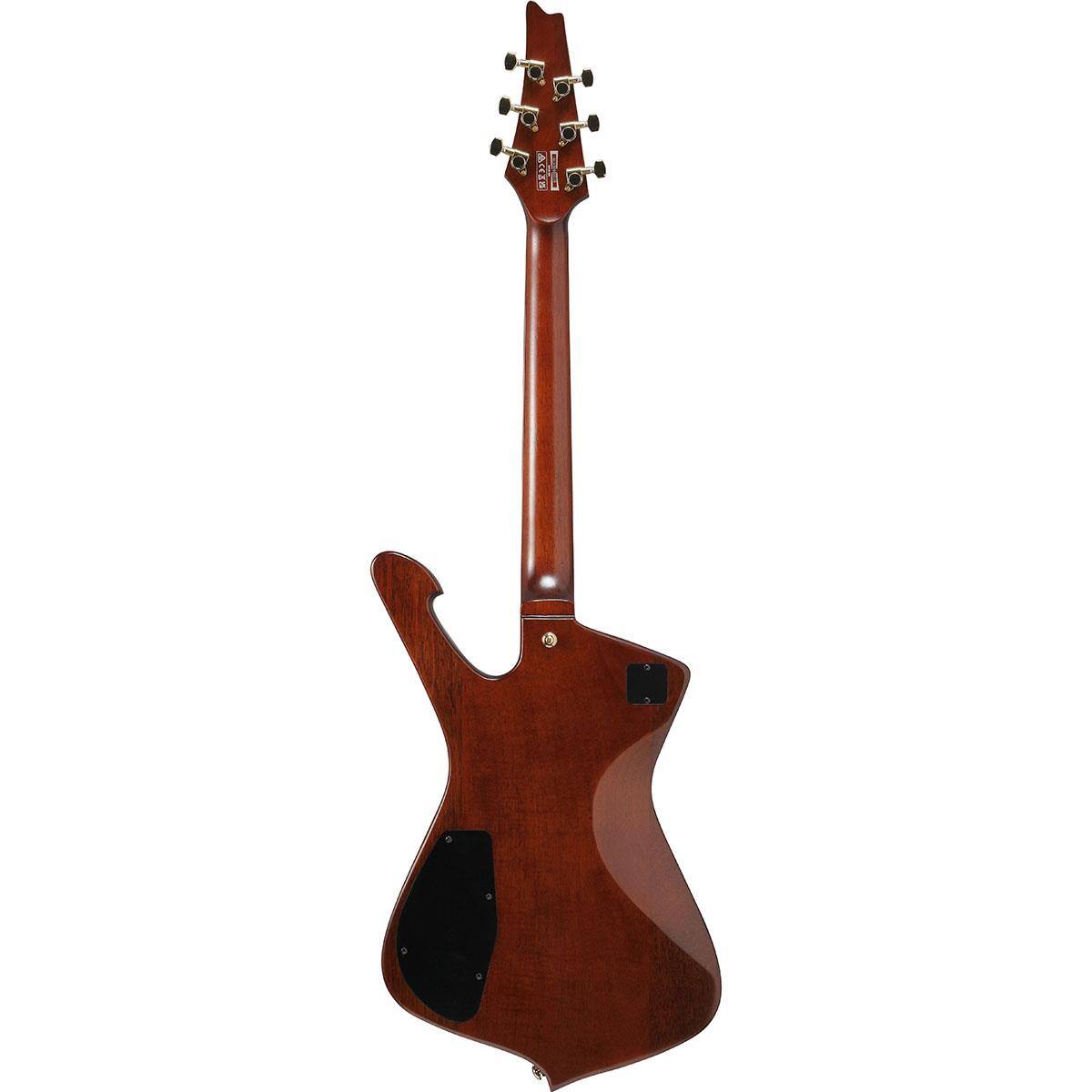 Alt View 1. Ibanez - Ibanez Iceman Standard Series IC420MFM Electric Guitar, Caramel Burst Low Gloss.