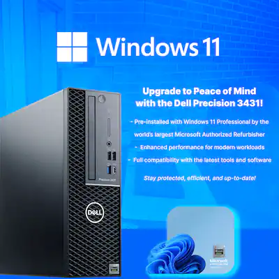 Dell Refurbished Excellent Precision 3431 Desktop Computer Intel Dell Refurbished Excellent Precision 3431 Desktop Computer Intel