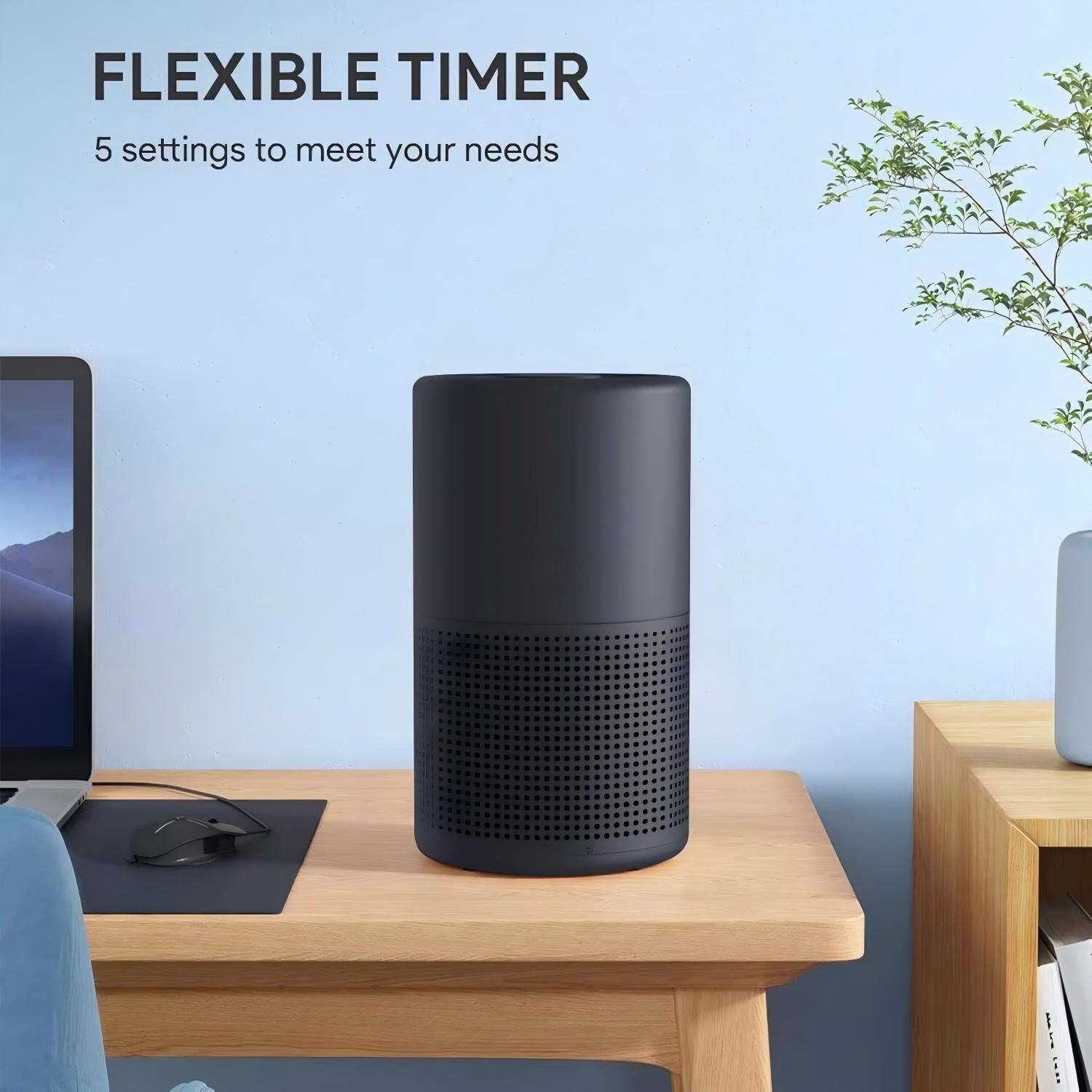 FLEXIBLE TIMER  
5 settings to meet your needs