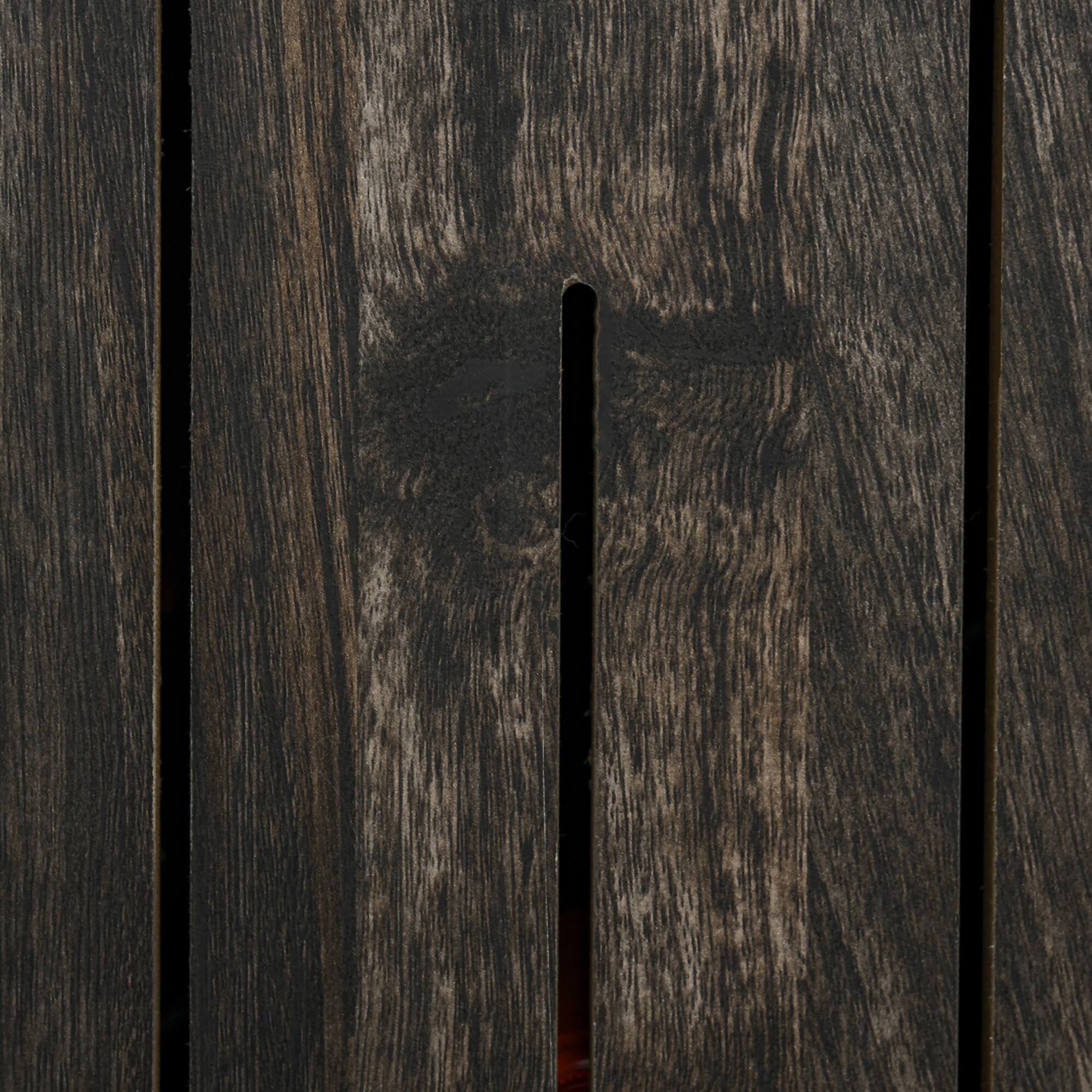 Alt View 7. Homcom - Industrial Wine Cabinet, Sideboard Storage Cabinet, Serving Bar Buffet with Sliding Barn Door and 6-Bottle Wine Rack.