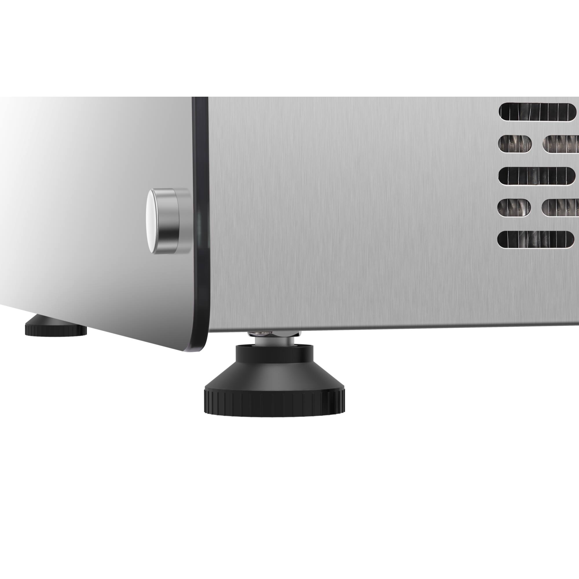 Alt View 9. Koolmore - 46 in. Countertop Gelato Display Case with 6 Pans and Built-in Glass Sneeze Guard in Stainless-Steel (KM-CGD6P) - Stainless-Steel.