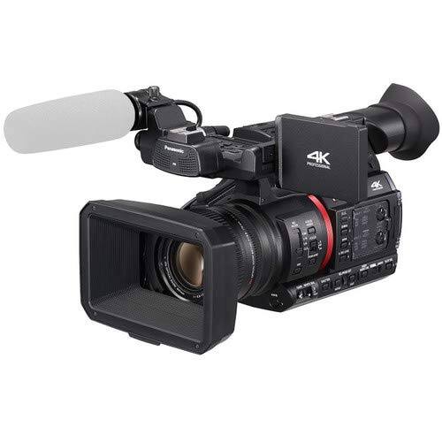 Alt View 2. Panasonic - Panasonic AG-CX350 4K Camcorder - Bundle Kit with 128GB Memory Card+ 3 Pc Filter Kit + Wide Angle Lens + Telephoto Lens+.