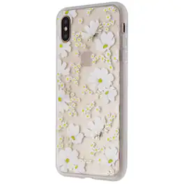 Sonix - Hybrid Case for Apple iPhone Xs Max - Ditsy Daisy (White Flowers) - Clear
