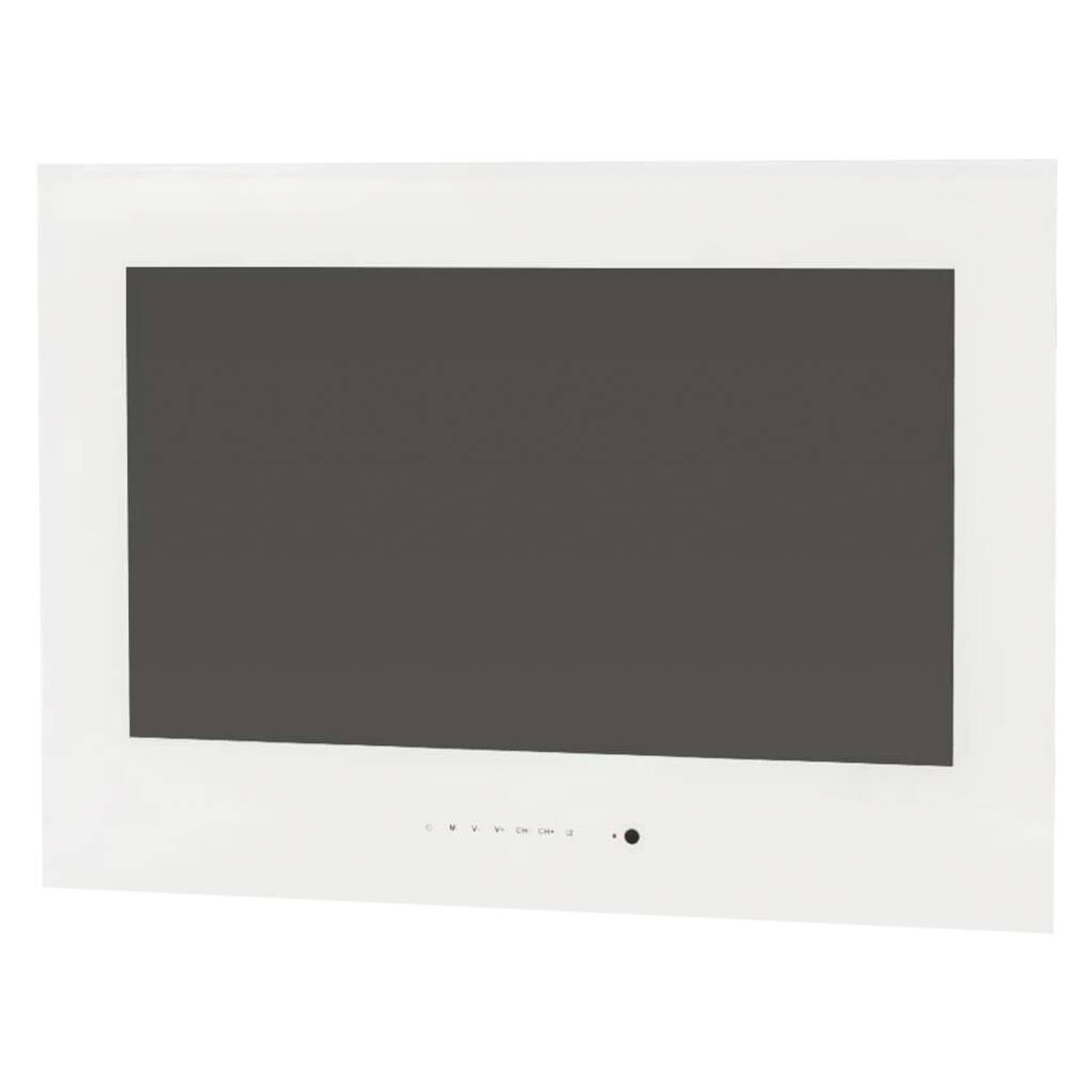 Alt View 7. ParallelAV - 24" White Frame Kitchen Cabinet Water Resistant Smart TV + Included Kitchen Cabinet Installation Lift.