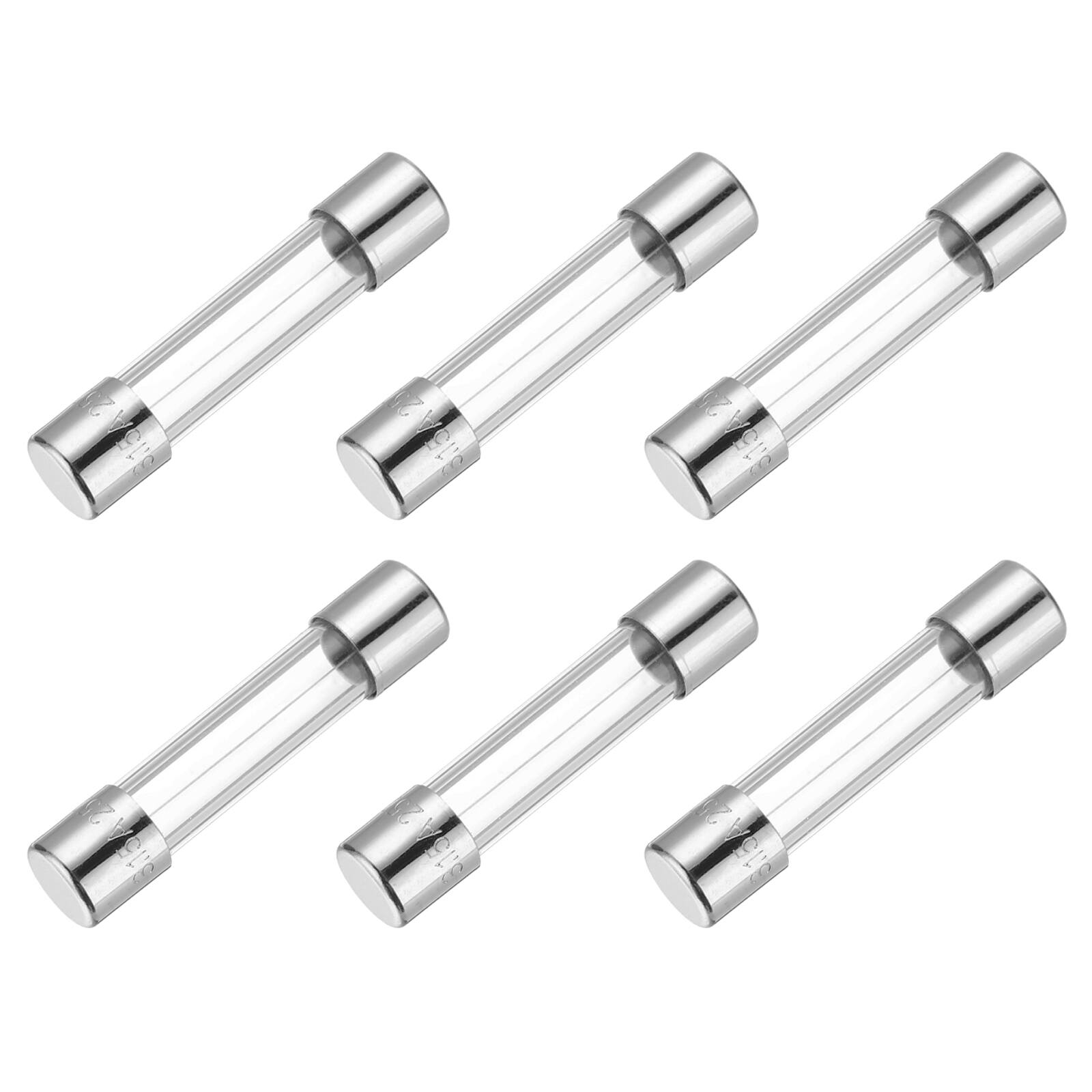 Front. Unique Bargains - 3.15A 250V 5x20mm Time Delay Glass Fuse UL Listed Slow Blow Fuse for Home Appliances 6pcs.