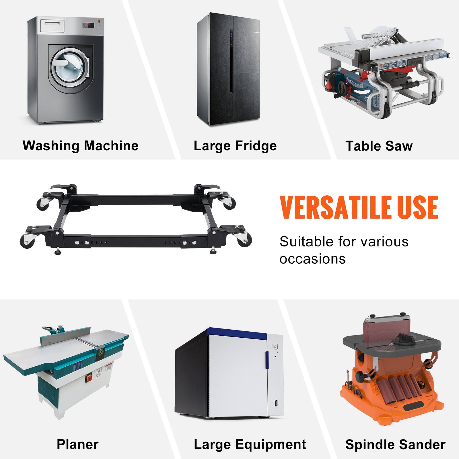 GGR Washing Machine Large Fridge Table Saw VERSATILE USE Suitable for various occasions Planer Large Equipment Spindle Sander
