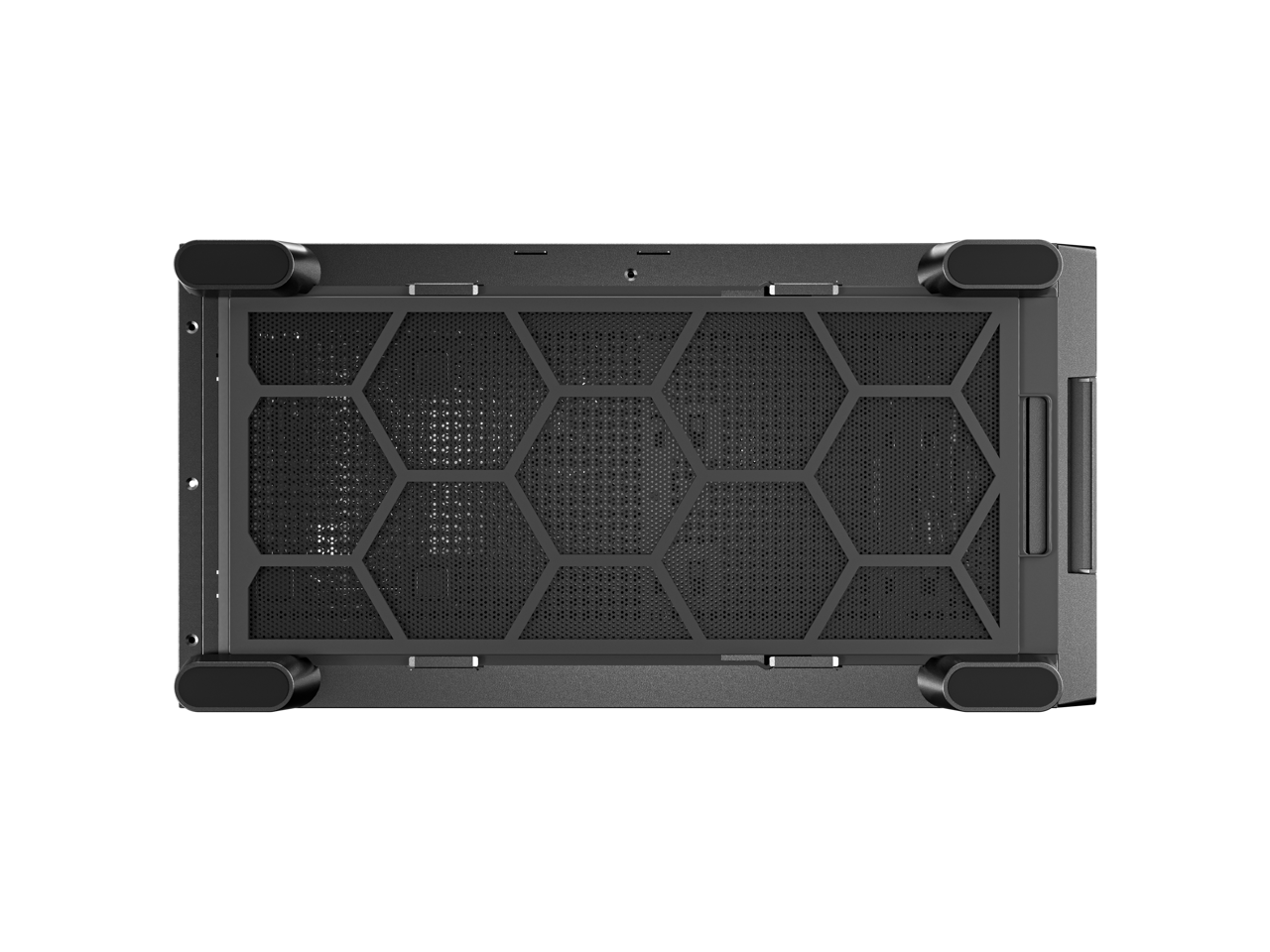 Alt View 10. Antec - Antec Flux SE Silent Case, Sound-Dampened, Walnut Front, 5 PWM Fans, USB-C, 420mm Radiator, E-ATX Mid Tower - Walnut.