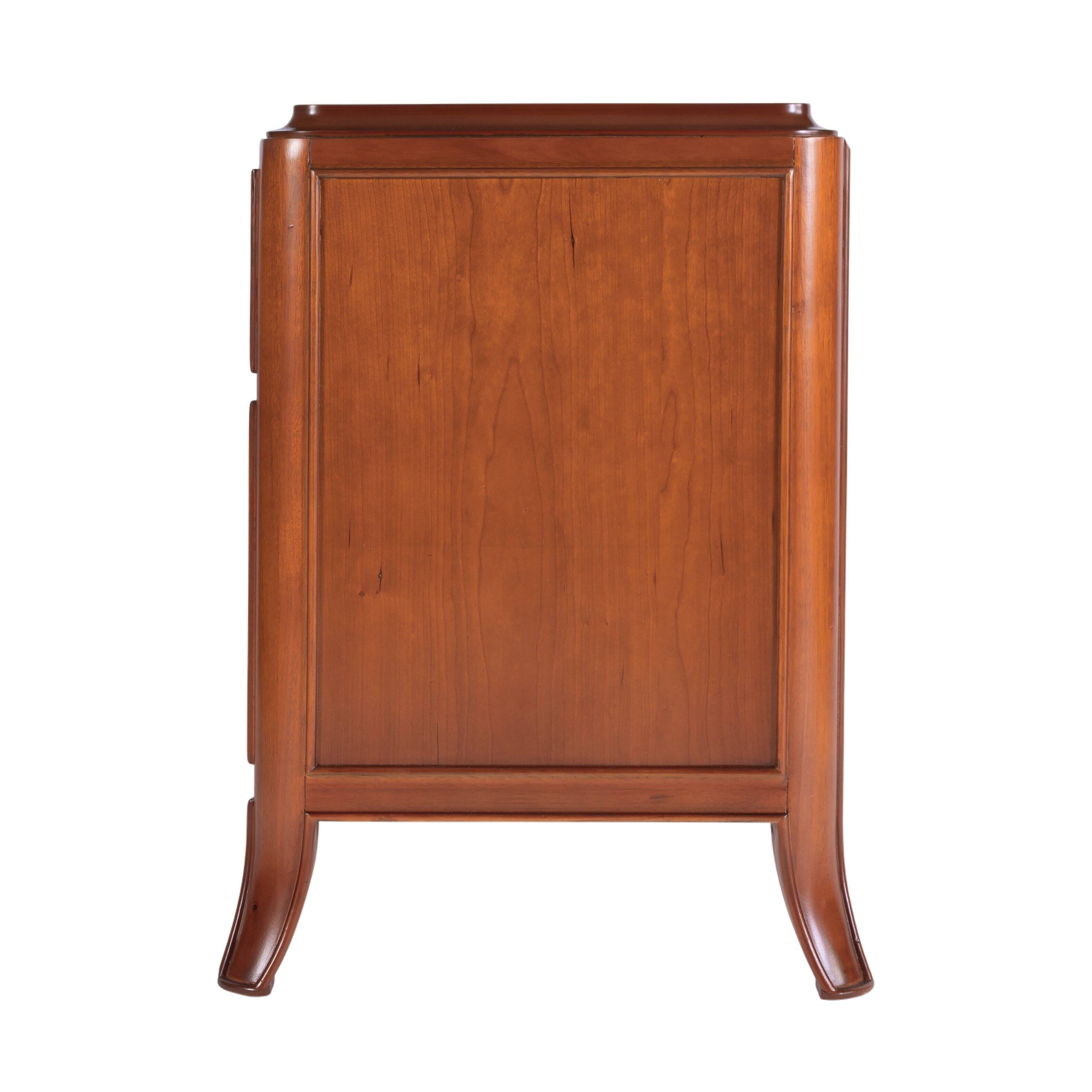 Alt View 3. Butler Specialty - Granby 25 in. W 1 Drawer Nightstand with Lower Open Shelf - Brown.