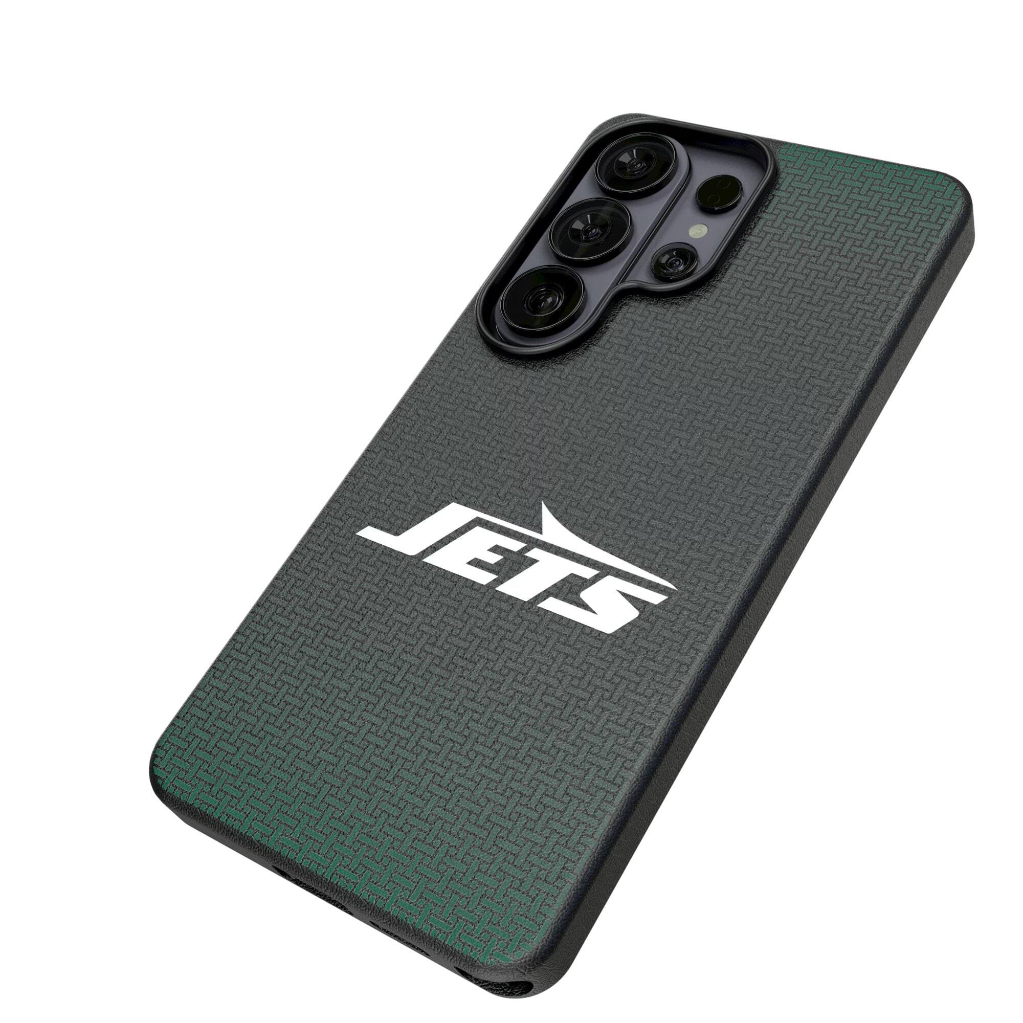 Alt View 1. Keyscaper - Linen Galaxy Magnetic Bump Case - S25 - Black.