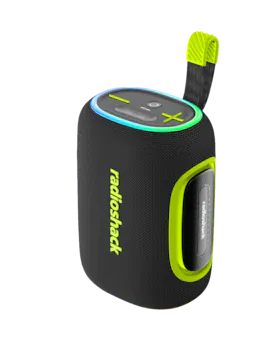 RadioShack - 40W IPX5 Live Sound Portable Speaker Black & Green