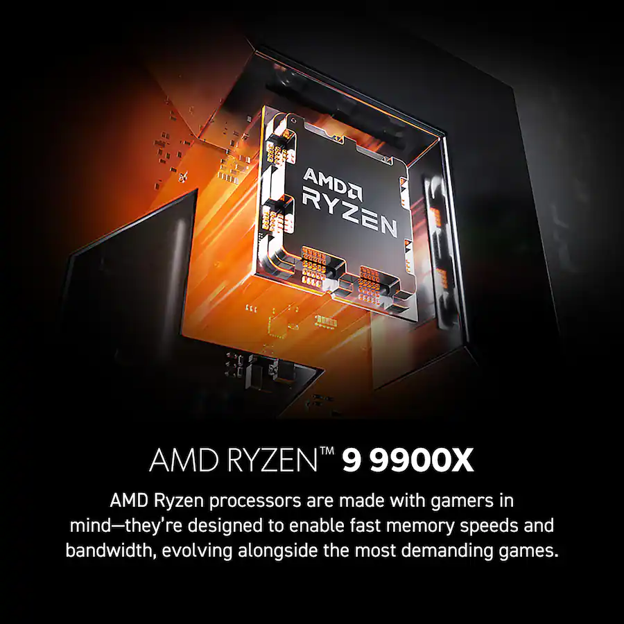 MSI Aegis ZS2 Gaming Desktop AMD Ryzen R9 9900X 2024 32GB Memory NVIDIA ...