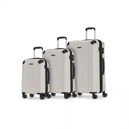Front. Swiss Mobility - Swiss Mobility PVG 3 piece Hardside Luggage set - ALABASTER.