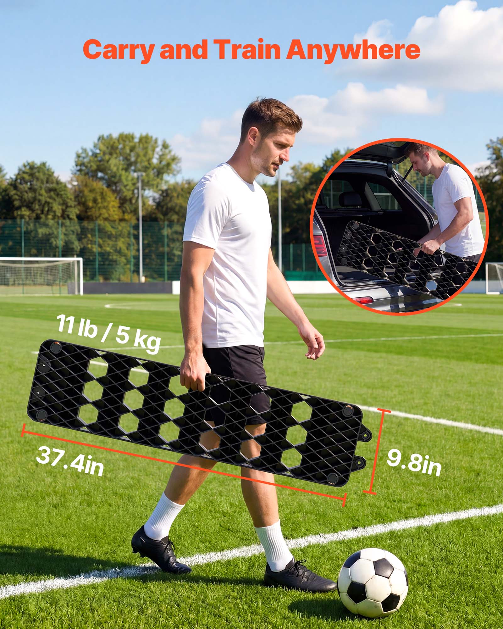 Carry and Train Anywhere

11 lb / 5 kg

37.4 in

9.8 in