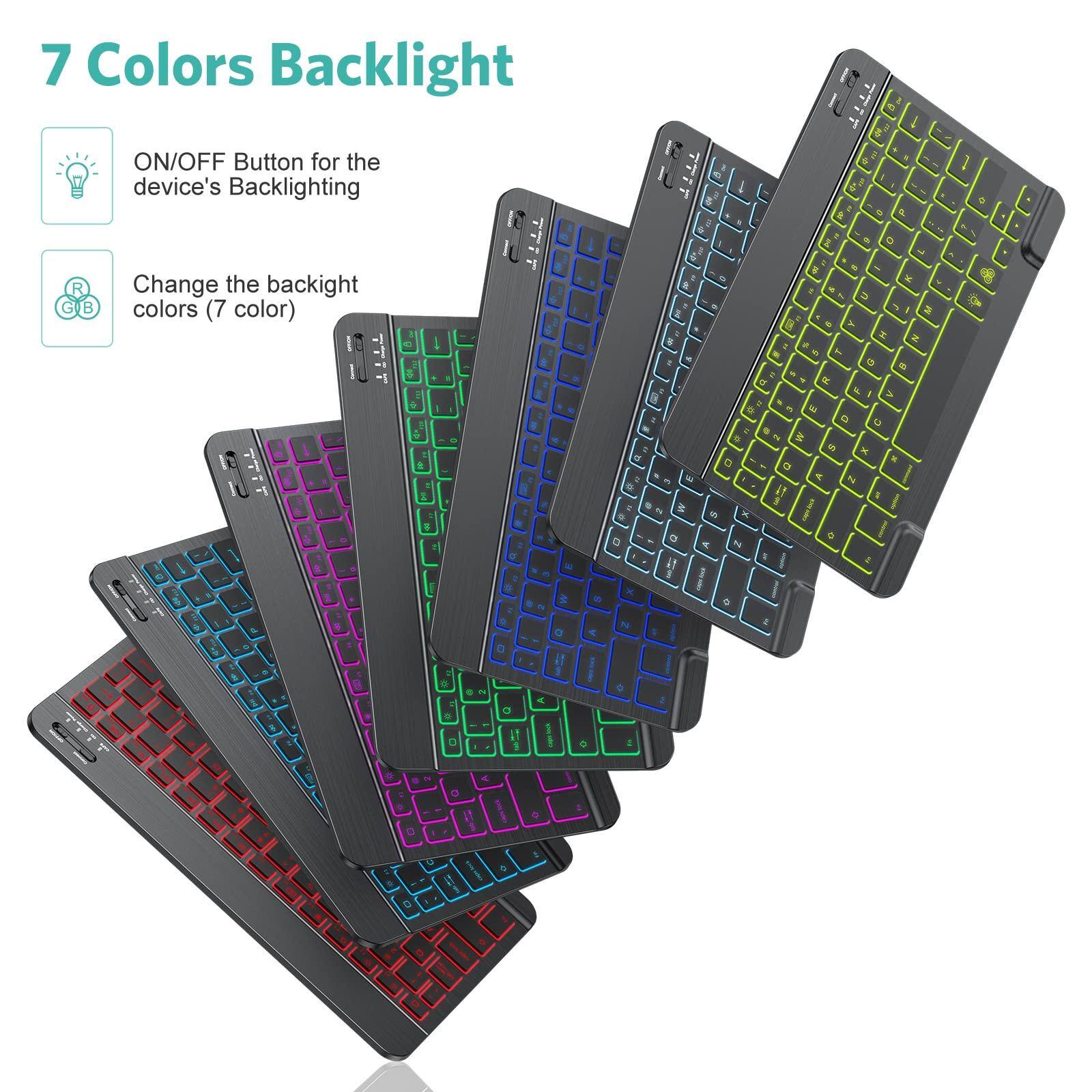 7 Colors Backlight

- ON/OFF Button for the device's Backlighting
- Change the backlight colors (7 color)