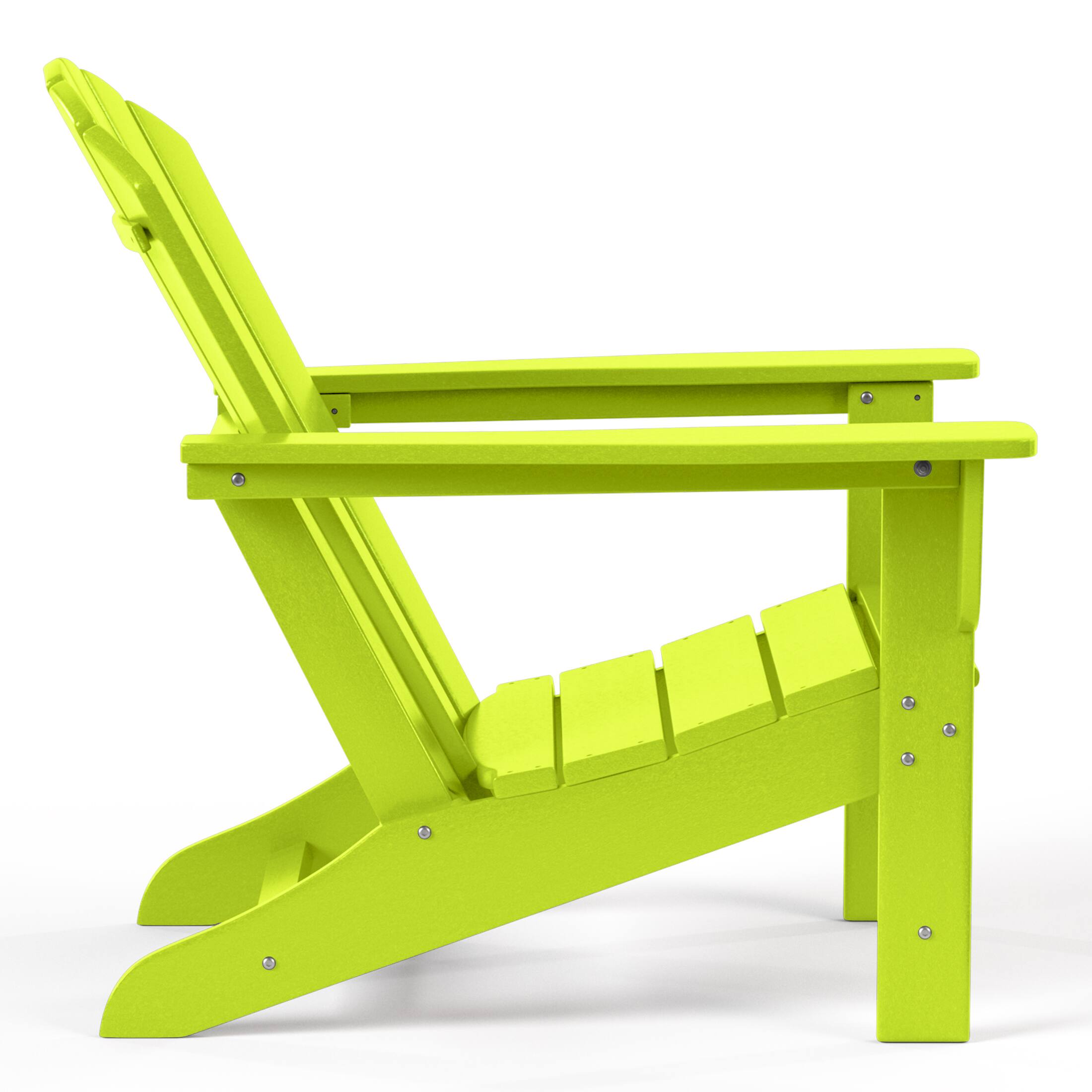 Back. WestinTrends - WestinTrends Dylan Outdoor Adirondack Chair (Set of 2) - Lime.