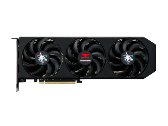 Front. PowerColor - PowerColor Hellhound Radeon RX 9060 XT 16GB GDDR6 PCI Express 5.0 x16 ATX Video Card RX9060XT 16G-L/OC.