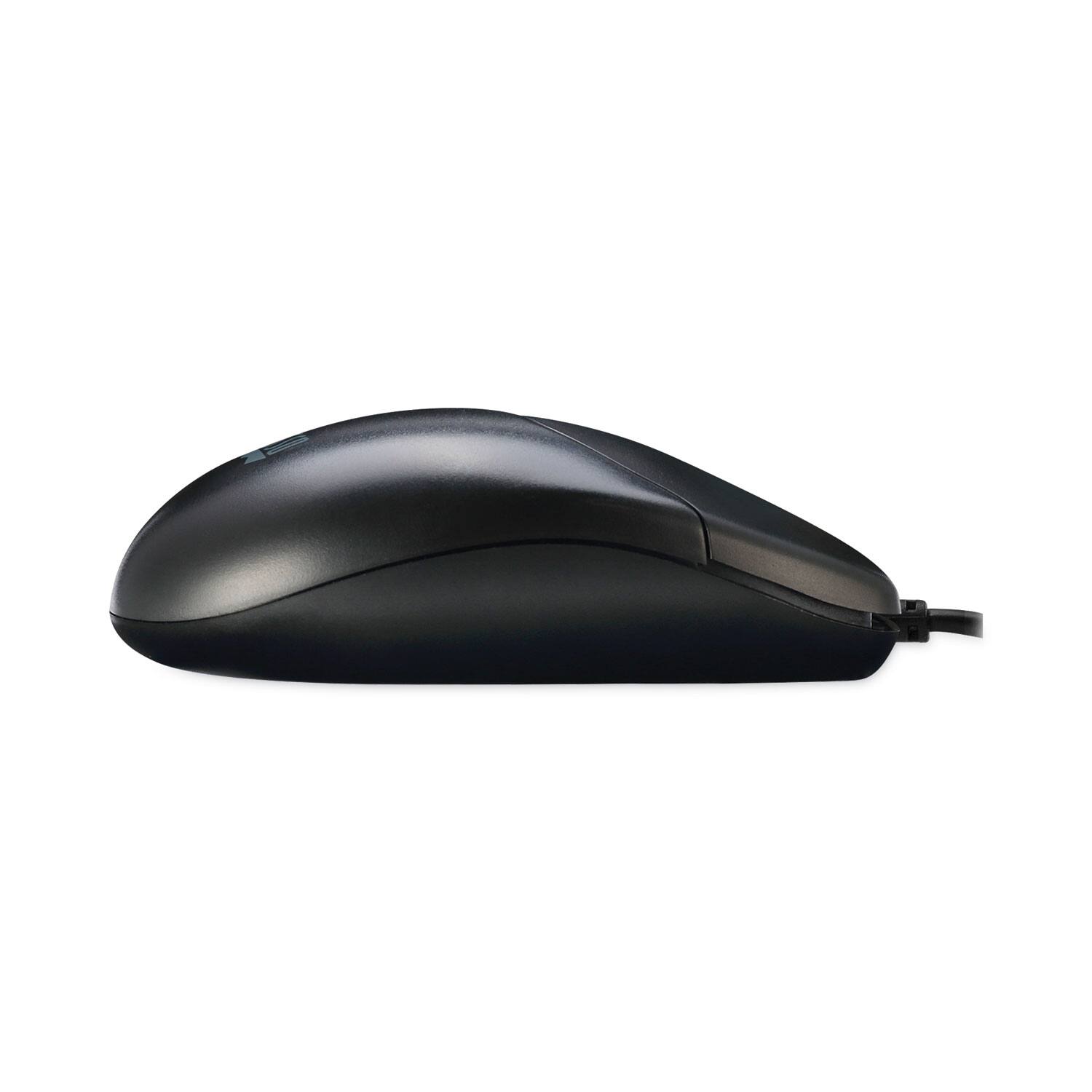 Alt View 2. Adesso - Adesso HC3003US USB 2.0 3-Button Desktop Optical Scroll USB Mouse - Black - Black.