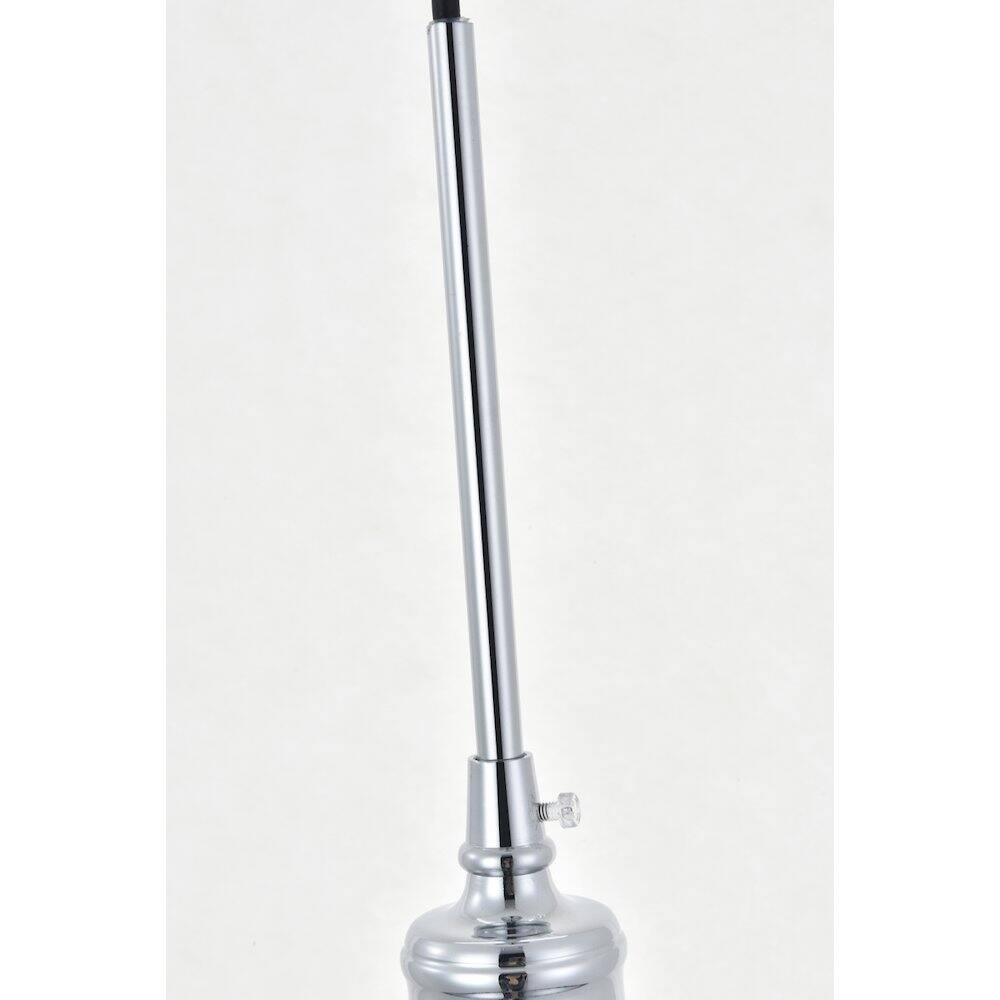 Alt View 2. Living District - Etude 1 Light Chrome Pendant - Chrome.