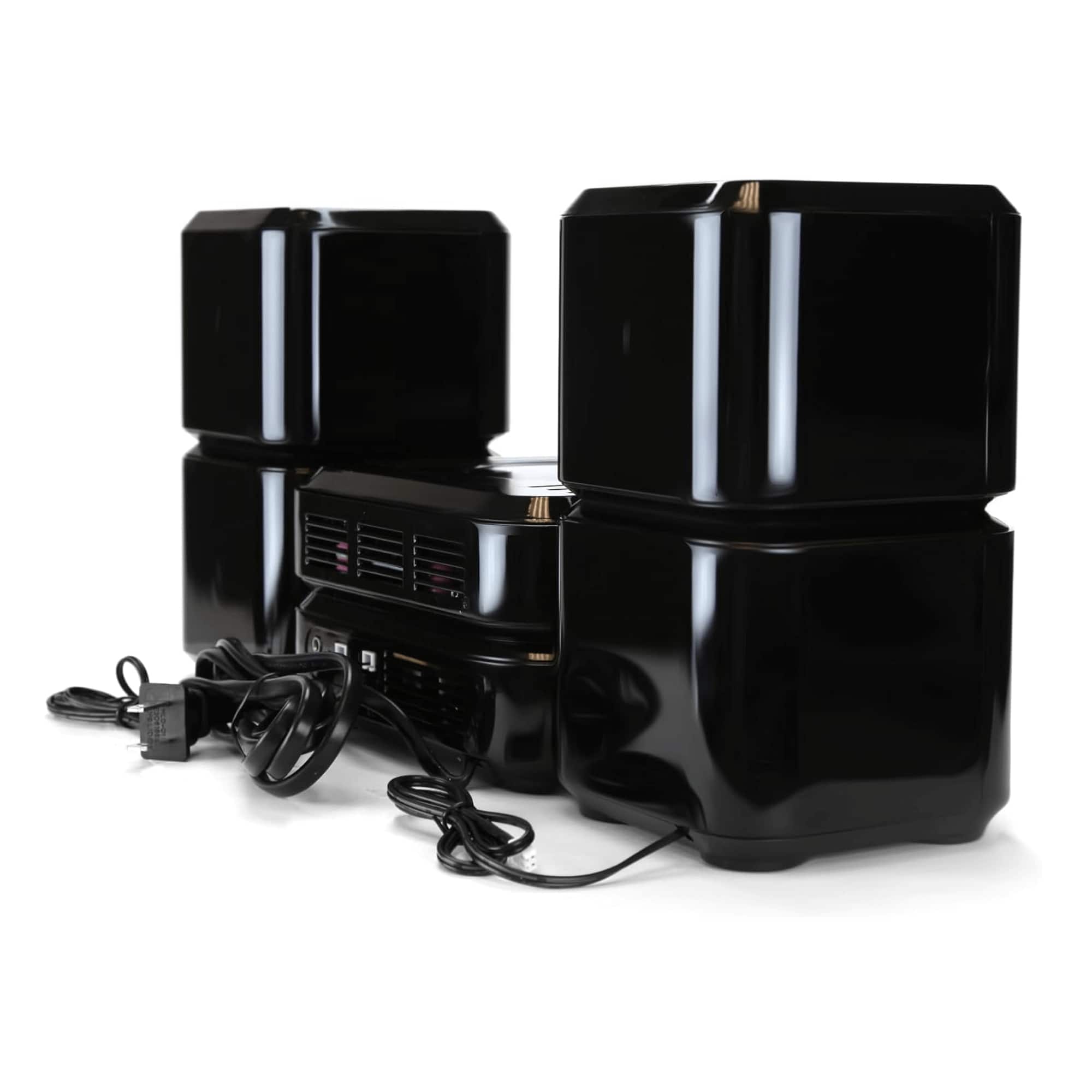 Alt View 1. Emerson - Bluetooth CD Microsystem w AM/FM Radio & LCD for CD/Radio/Clock Function - Black.