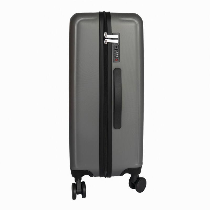 Alt View 7. HTUTWOO - 3-Piece ABS Travel Luggage Set - 20/24/28 Inch with TSA Lock, 360° Silent Spinner Wheels, Ultra Lightweight Carry On - Gray.