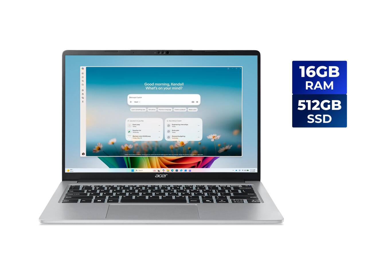 Good morning, Kendall  
What's on your mind?  

16GB RAM  
512GB SSD  

Message - - UTTA  
- -  
Prodnce - - Kinsama  
-  
-  
-  
-  
-  
-  
-  
-  
-  
-  
-  
-  
-  
-  
-  
-  
-  
-  
-  
-  
-  
-  
-  
-  
-  
-  
-  
-  
-  
-  
-  
-  
-  
-  
-  
-  
-  
-  
-  
-  
-  
-  
-  
-  
-  
-  
-  
-  
-  
-  
-  
-  
-  
-  
-  
-  
-  
-  
-  
-  
-  
-  
-  
-  
-  
-  
-  
-  
-  
-  
-  
-  
-  
-  
-  
-  
-  
-  
-  
-  
-  
-  
-  
-  
-  
-  
-  
-  
-  
-  
-  
-  
-  
-  
-  
-  
-  
-  
-  
-  
-  
-  
-  
-  
-  
-  
-  
-