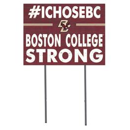 Jardine - Boston College Eagles 18'' x 24'' I Chose Lawn Sign - Maroon