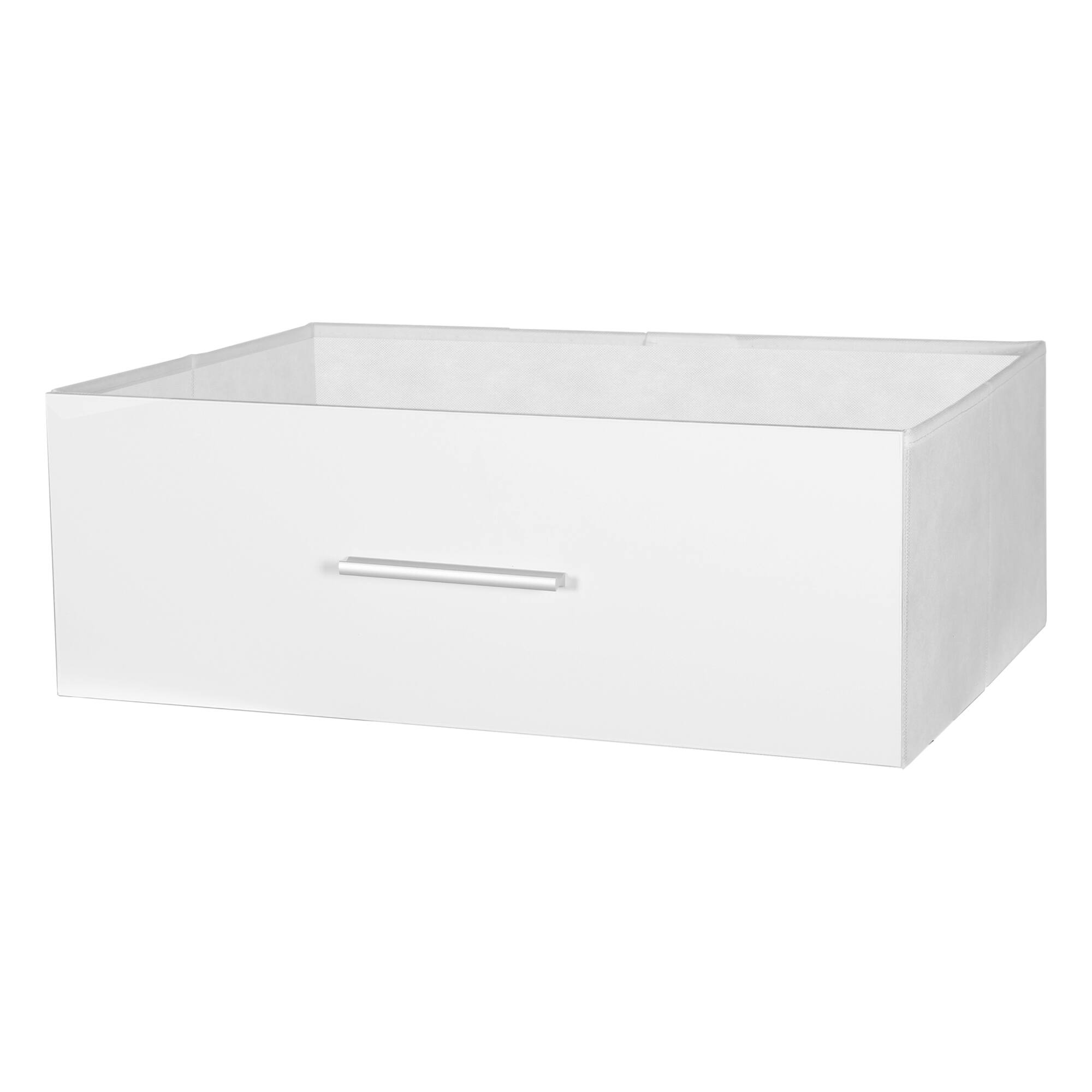 Alt View 6. GOODSILO - 8-Drawer Fabric Storage Dresser with Spacious Compartments and Sturdy Wooden Top - White.