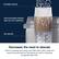 FILTERED WATER
ION EXCHANGE RESINS AND ACTIVE CARBONS
TAP WATER
Decreases the need to descale
With ion exchange technology, each filter helps soften water and reduce limescale build up, decreasing the need for descaling by approximately 20%.