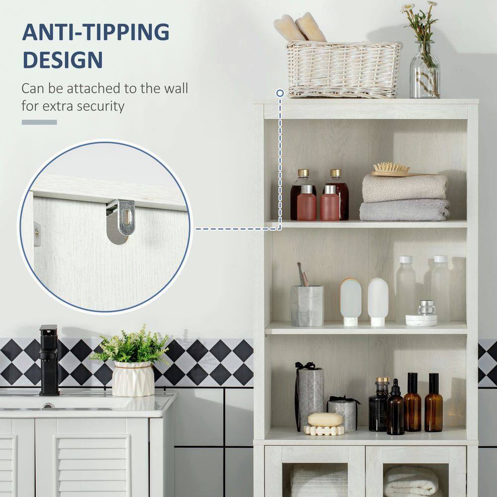 ANTI-TIPPING DESIGN  
Can be attached to the wall for extra security