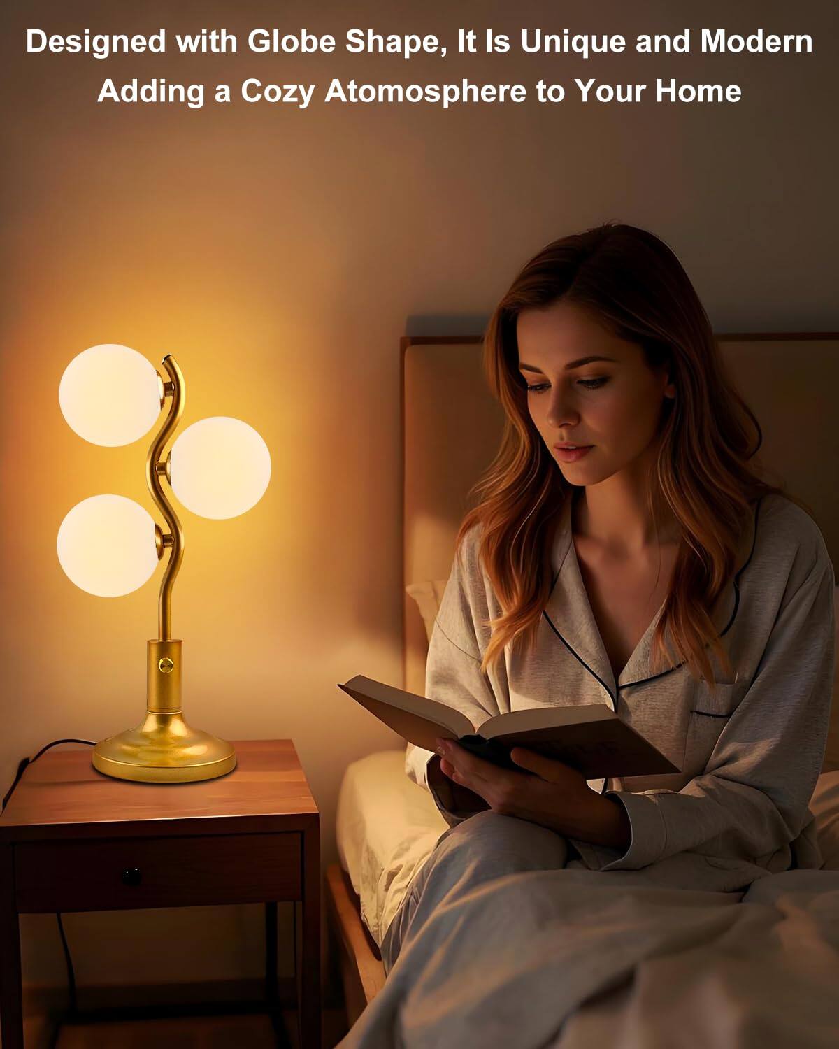 Designed with Globe Shape, It Is Unique and Modern Adding a Cozy Atmosphere to Your Home