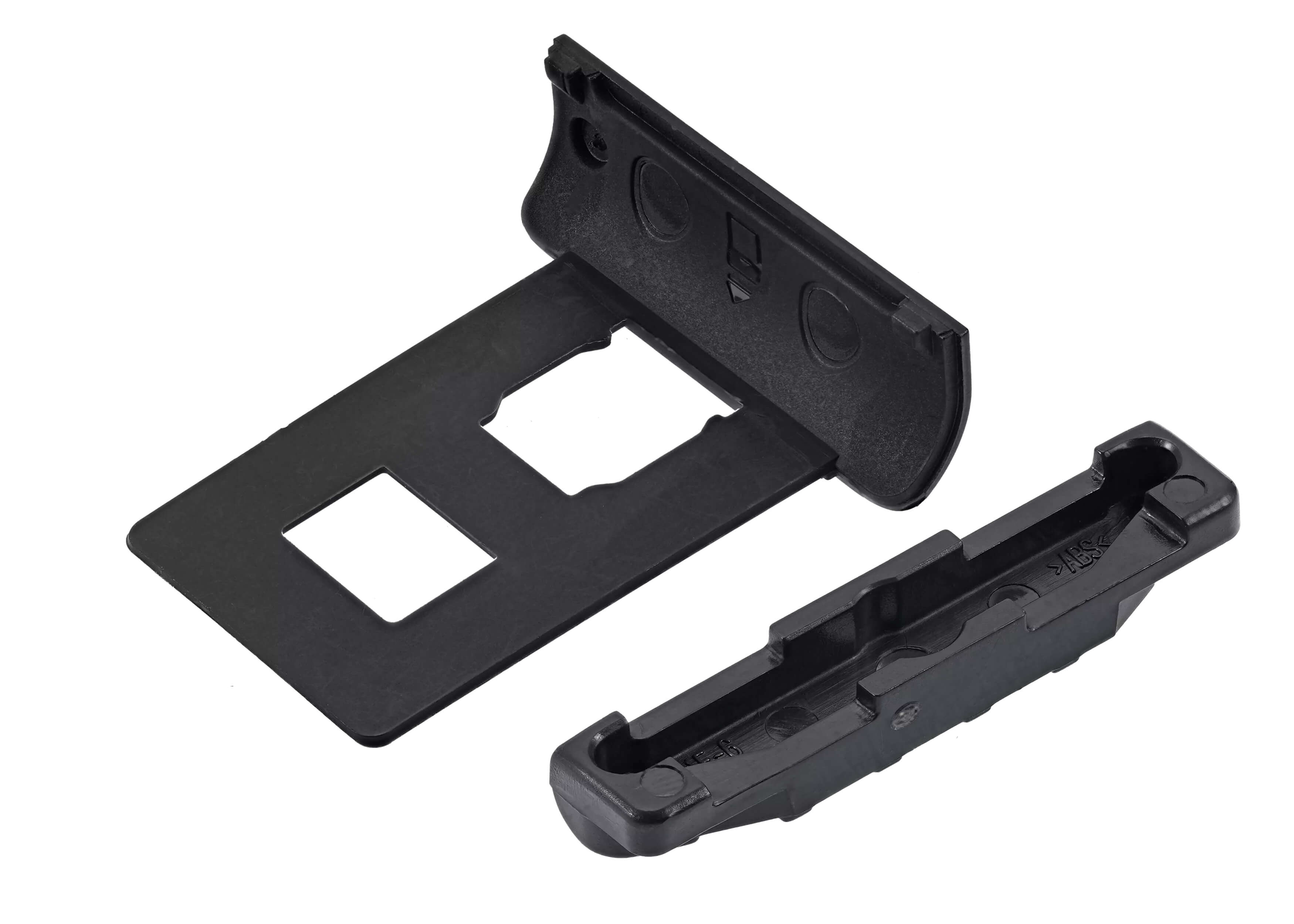 Back. MobileSentrix - Game Card Tray + Card Holder Replacement Compatible For Nintendo Switch OLED - Black.