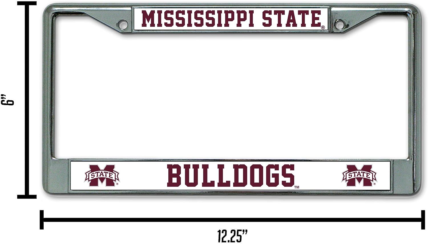 MISSISSIPPI STATE  
BULLDOGS  

12.25" x 6"