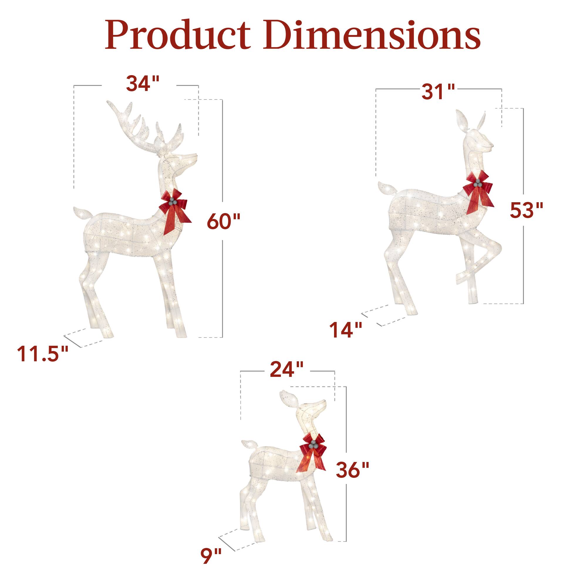 Product Dimensions

- 34" x 60" x 11.5"
- 31" x 53" x 14"
- 24" x 36" x 9"