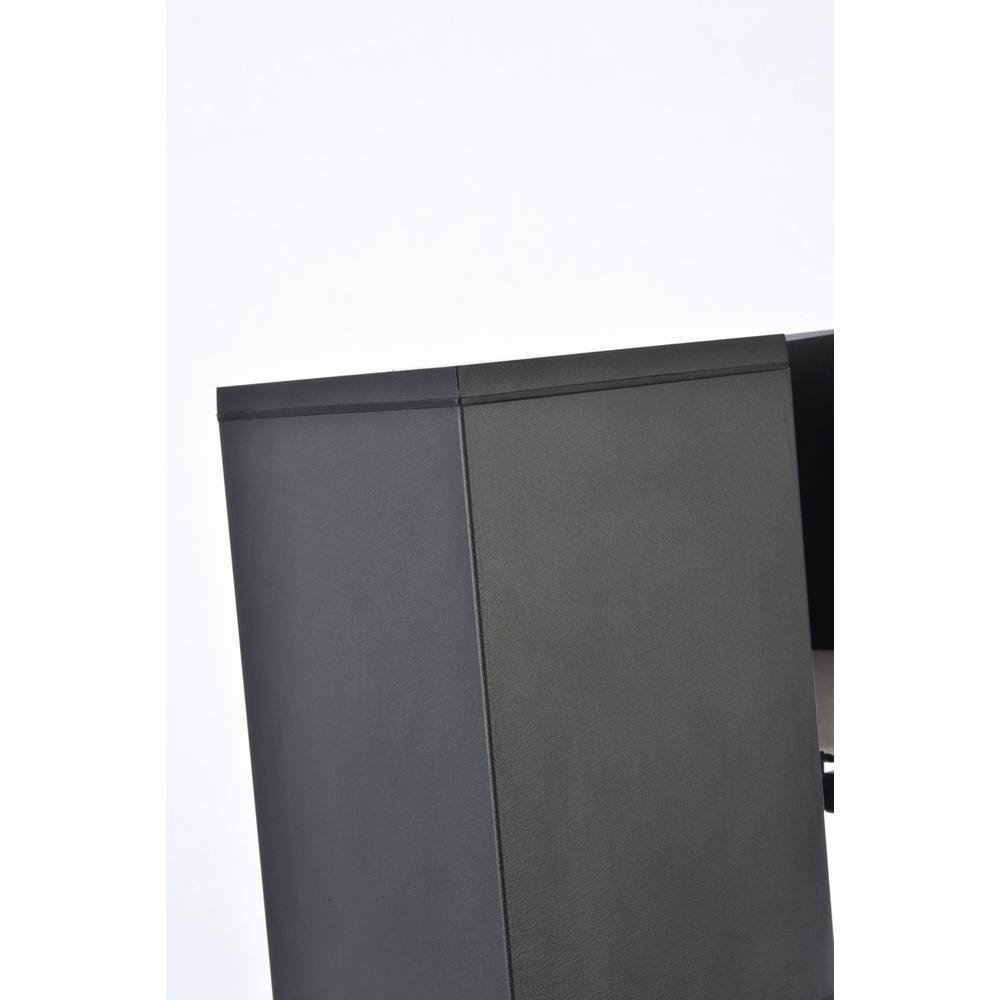 Alt View 1. Living District - Raine Outdoor Wall in black - Black.