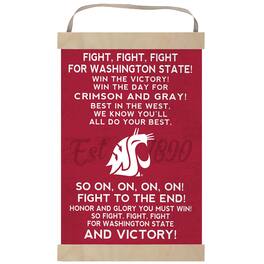 Jardine - Washington State Cougars Fight Song Banner Sign - Red