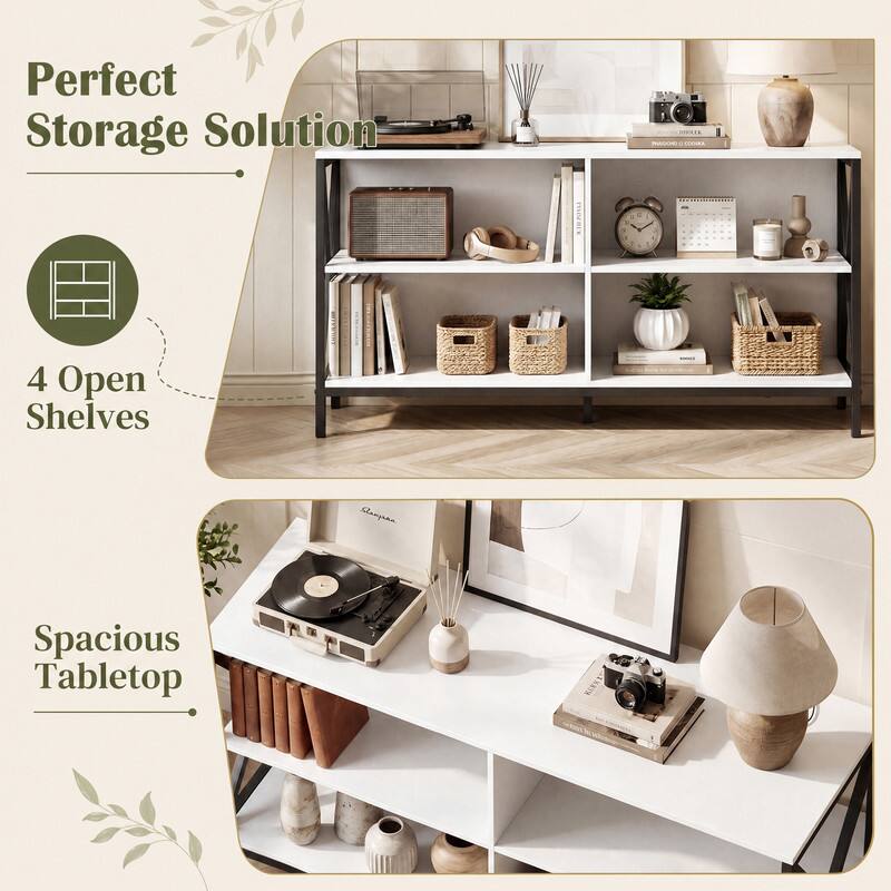 Perfect Storage Solution

COOKA

1. 2 : - ; -
1 3 4 1

4 Open Shelves

Ranyana

Spacious Tabletop

KERKI