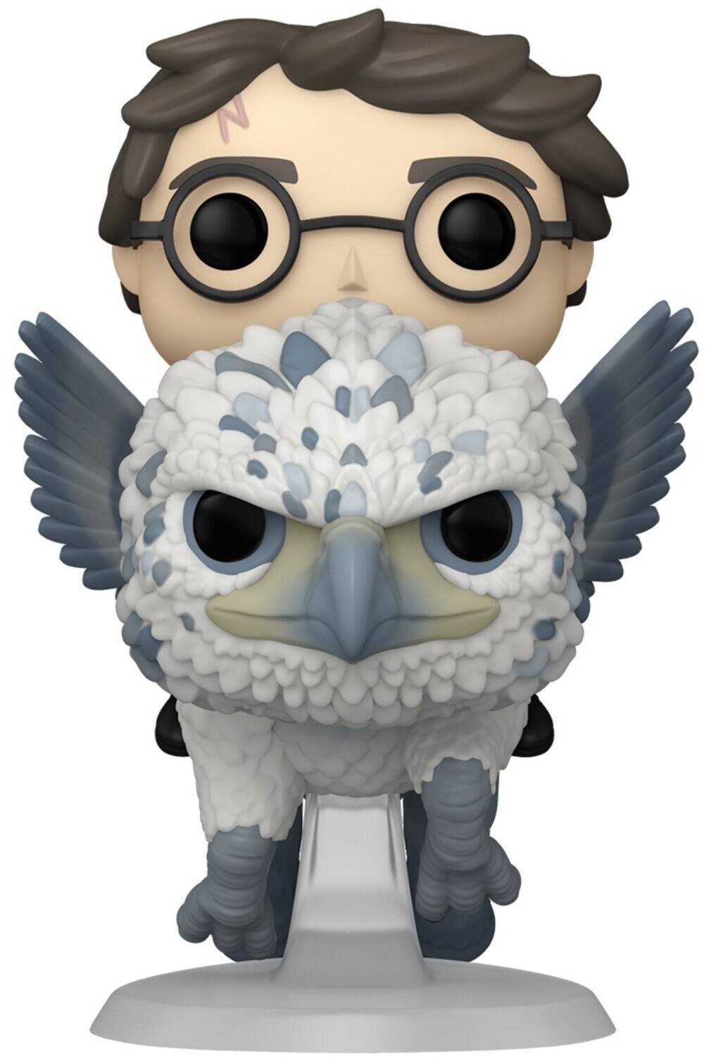 Front. Funko - Funko POP! RIDE DELUXE: Harry Potter and the Prisoner of Azkaban - Harry & Buckbeak   - COLLECTIBLES - Multicolor.