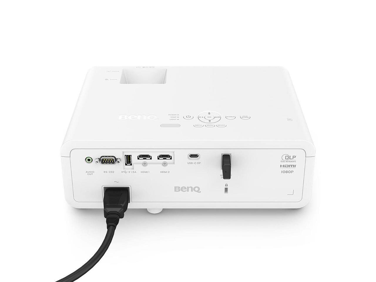 BenQ S USB-C DF DLP - U HaMI AUDIO FUE RS-232 NS +15A HDMI 1 HDMI 2 1080P