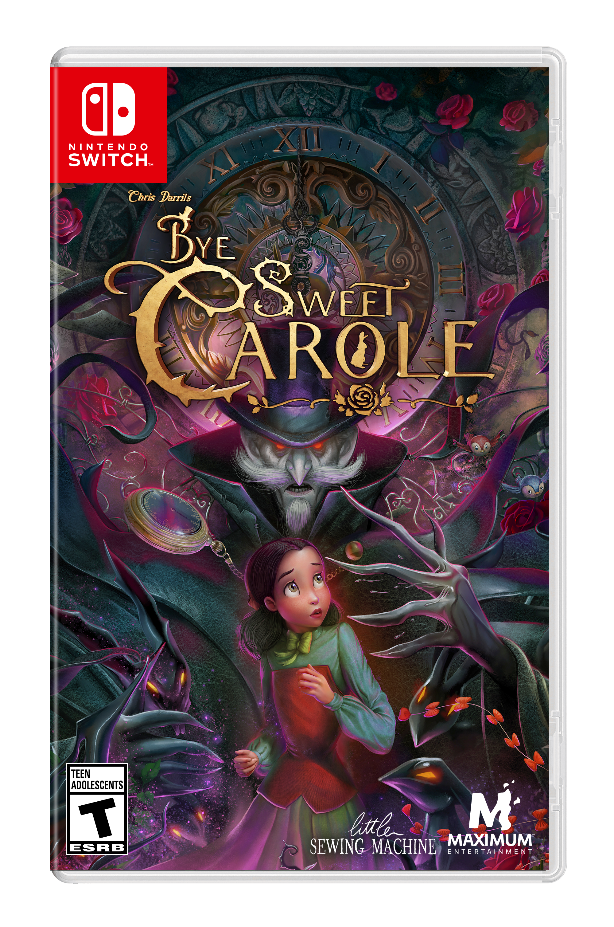 NINTENDO SWITCH
Chris Darril
Bye Sweet Carole
TEEN ADOLESCENTS
ESRB
little SEWING MACHINE
MAXIMUM ENTERTAINMENT