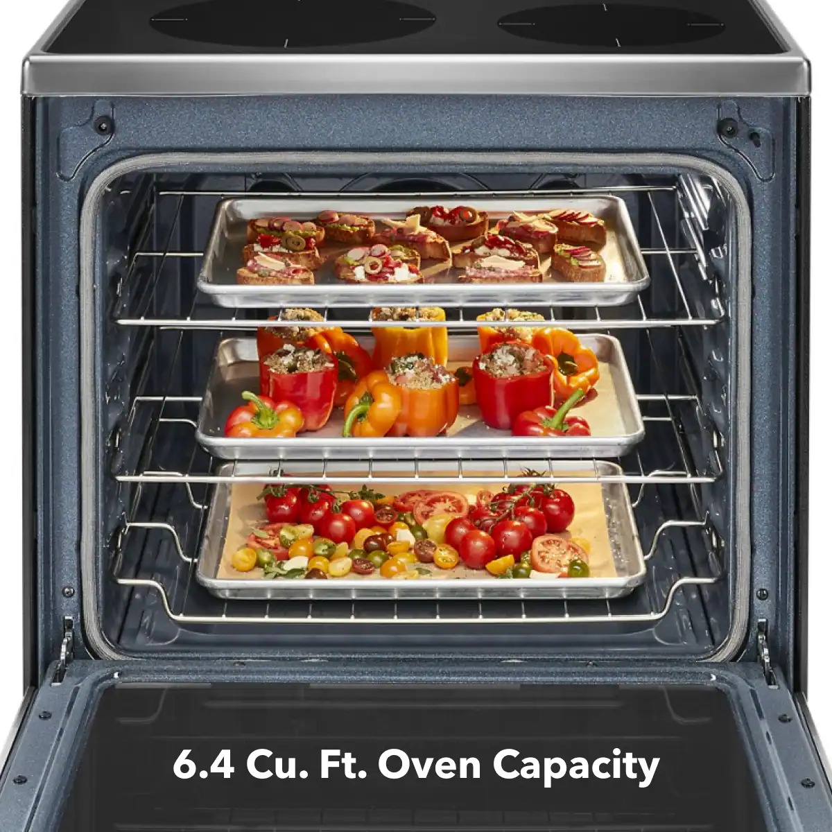 6.4 Cu. Ft. Oven Capacity