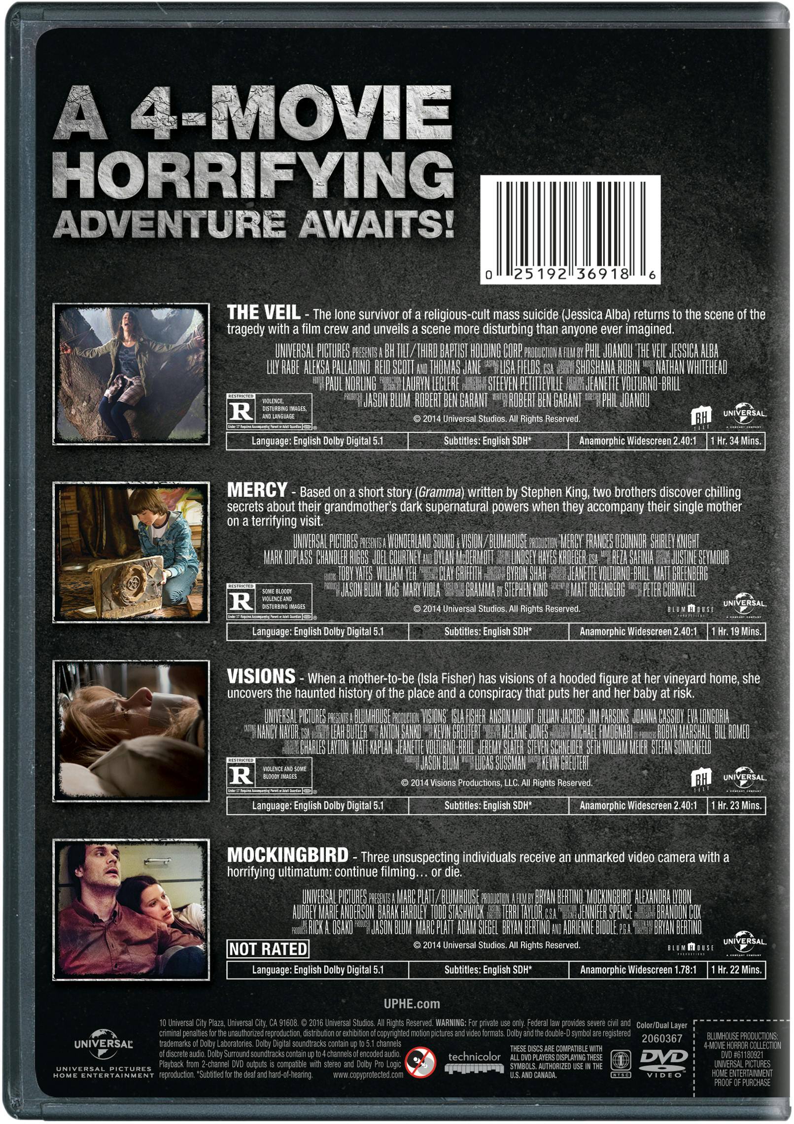 Angle. Blumhouse Horror Collection (DVD Set) [DVD].