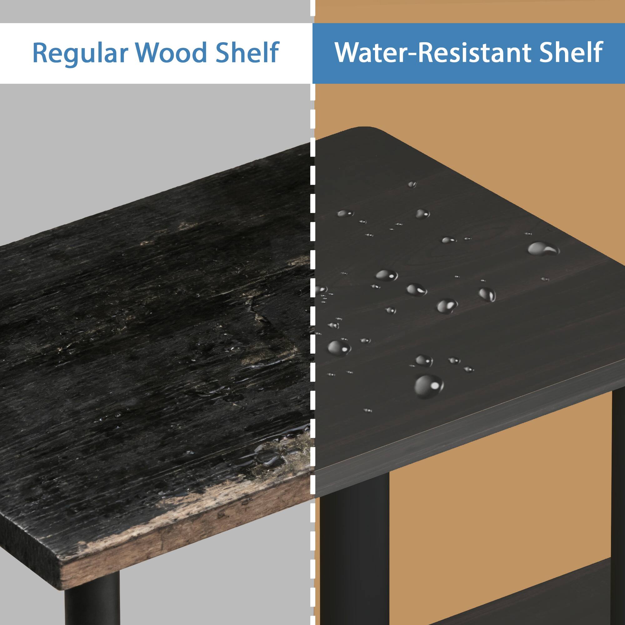 Regular Wood Shelf  
Water-Resistant Shelf